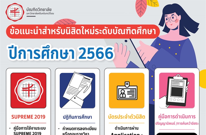 ข้อแนะนำสำหรับนิสิตใหม่ระดับบัณฑิตศึกษา ปีการศึกษา 2566 (รหัส 66) 🎉