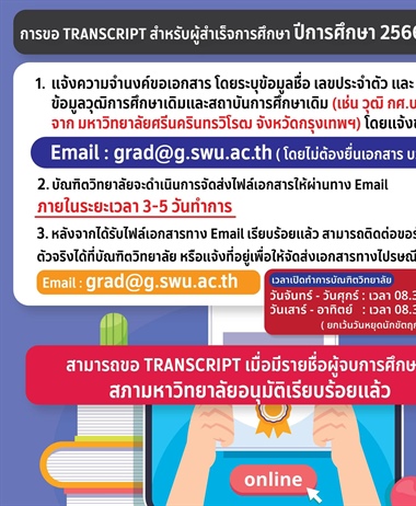 ประกาศรายชื่อผู้จบการศึกษา   ประจำเดือน กรกฎาคม พ.ศ.2567